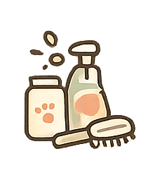 Illustration de toilettage félin